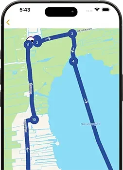 Giethoorn Village vaar-app met routes
